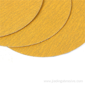 gold alumina sanding discs 150mm for auto mobile